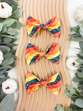 Load image into Gallery viewer, Bow Tie - Gobble 'til you Wobble Blue