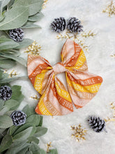 Load image into Gallery viewer, Sailor Bow Tie - Gobble 'til you Wobble Pink