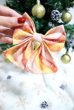 Load image into Gallery viewer, Sailor Bow Tie - Gobble 'til you Wobble Pink