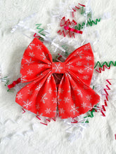 Load image into Gallery viewer, Sailor Bow Tie - Snowflakes
